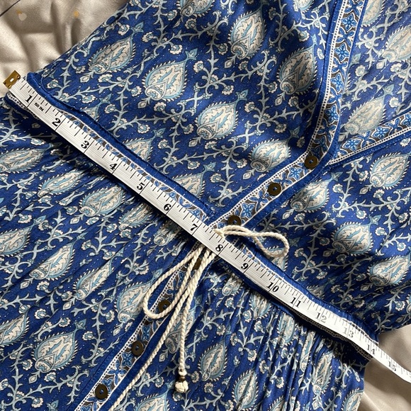 Spell and the gypsy designs oracle maxi dress gown kaftan boho lurex duster - Picture 15 of 17